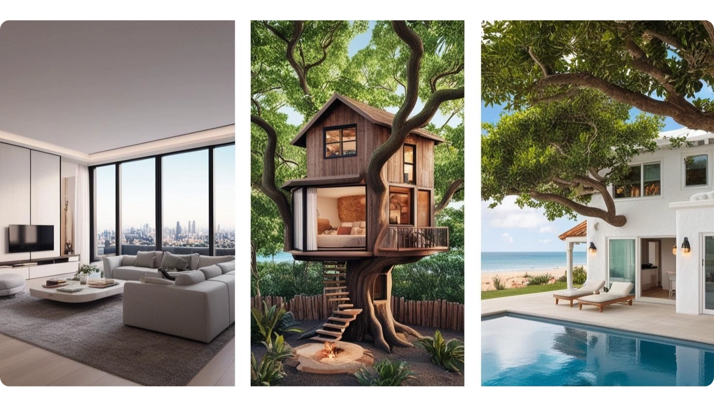 Picture showing multiple Short-term rental types highlighting all can be rated fairly.